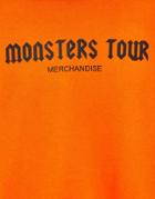 Sixth June Skinny Fit Monsters Tour Hoodie In Orange