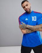 Adidas Soccer Tanip Icon T-shirt In Blue Cd8345 - Blue