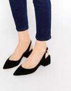 Aldo Shirley's Black Mid Heeled Ankle Tie Shoes - Black