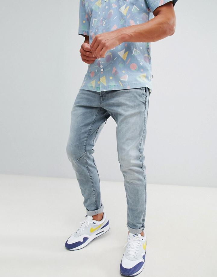 G-star D-staq 3d Skinny Light Aged Jeans - Blue