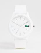 Lacoste 12.12 Silicone Watch In White