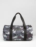 Heist Duffle Quilted Bag In Gray Camo - Gray
