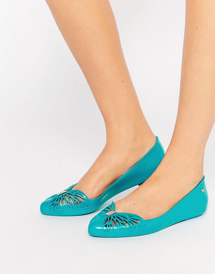 Zaxy Free Point Flat Shoes - Green