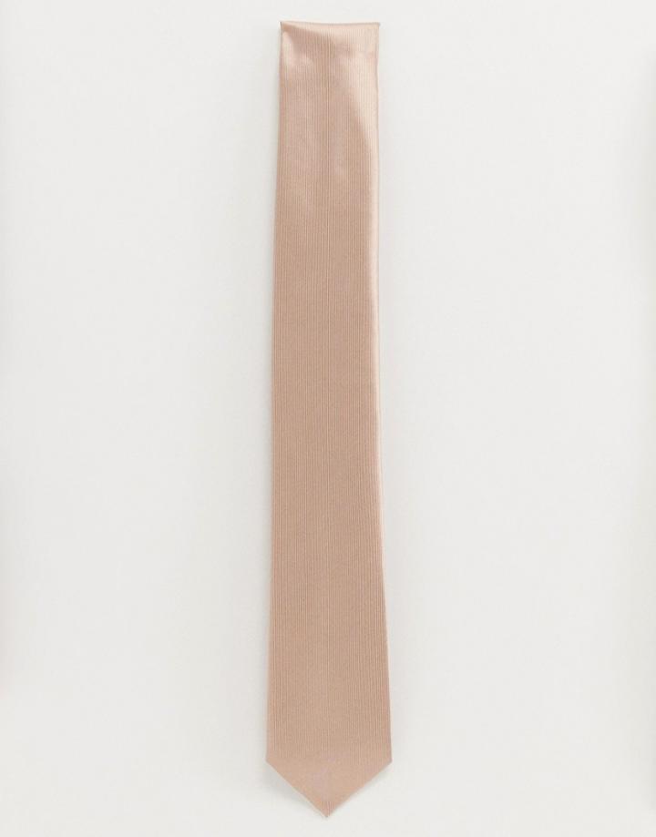 Gianni Feraud Plain Dusty Pink Tie