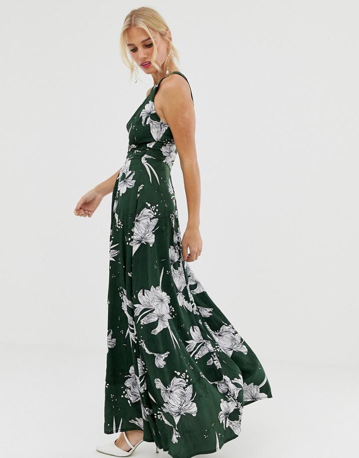 Uttam Boutique Floral Maxi Dress