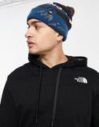 The North Face Ski Tuke Beanie In Blue/brown