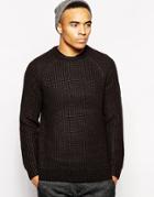 New Look Fisherman Sweater-black