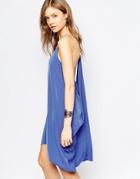 Noisy May Silas Drapey Cami Dress - Amparo Blue