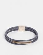 Hugo Boss Insignia Bracelet In Mixed Metal-multi