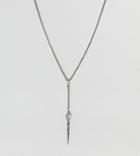 Sacred Hawk Shard Necklace - Silver