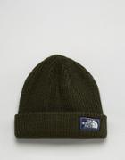 The North Face Salty Dog Beanie In Green - Green