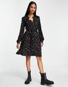 French Connection Chiara Meadow Jersey Mini Dress-multi