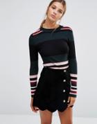 New Look Multi Stripe Sweater - Multi