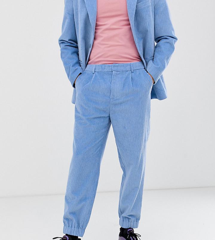 Collusion Cord Suit Pants - Blue