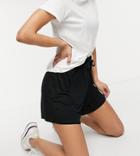 Asos Design Tall Flippy Short With Drawcord In Black