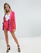 Missguided Tailored Belted Short - Multi