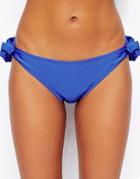 Pour Moi Azure Tie Side Bikini Bottom - Blue