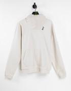 Reebok Cozy Hoodie In Beige-neutral