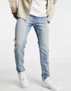 New Look Slim Jeans In Blue Wash-blues