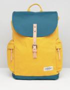 Eastpak Austin Backpack In Yellow & Green - Yellow