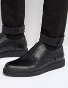 Asos Formal Shoes In Black Leather - Black