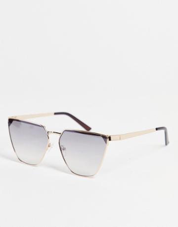 Aj Morgan Seize Cat Eye Sunglasses-gold