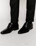 Asos Derby Shoes In Black - Black