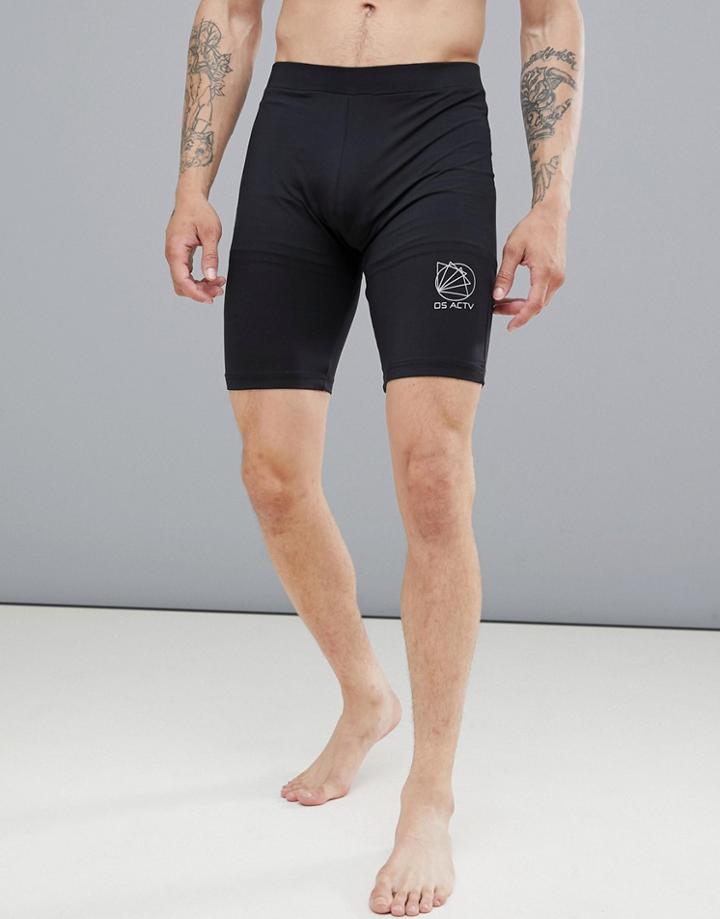 Ds Actv Gym Running Shorts - Black