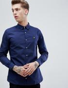 Lyle & Scott Slim Fit Poplin Shirt - Navy