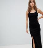River Island Cami Bodycon Maxi Dress - Black