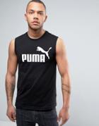 Puma Ess No.1 Short Sleeved T-shirt In Black 838240 01 - Black