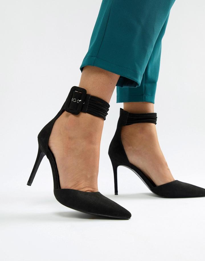 Blink Pointed High Heels - Black