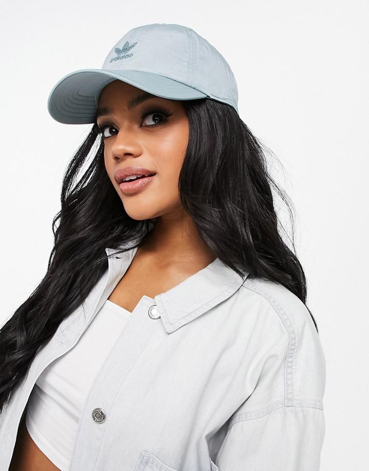 Adidas Originals Tonal Trefoil Cap In Mint Green