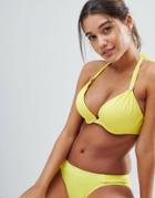 Dorina Yellow Super Push Up Bikini Top - Yellow