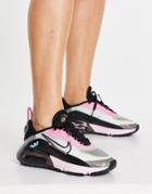 Nike Air Max 2090 Sneakers In Pink And Black