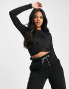 Puma Infuse Wrap Top In Black