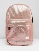 Spiral Glitter Bellini Glamour Backpack - Pink