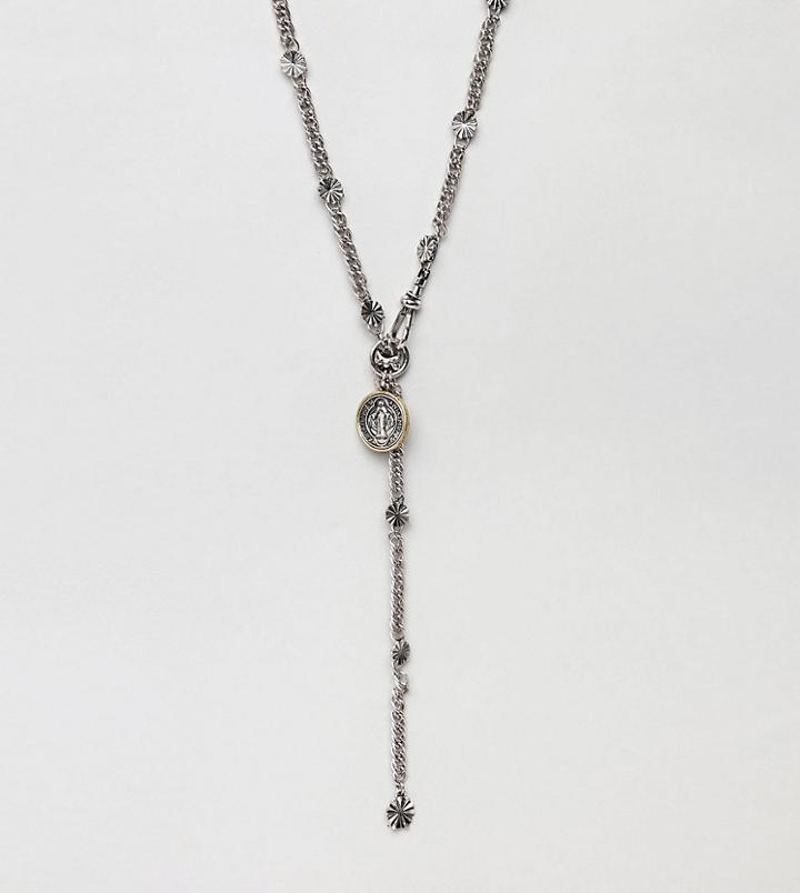 Reclaimed Vintage Inspired Silver Necklace Exclusive To Asos - Silver