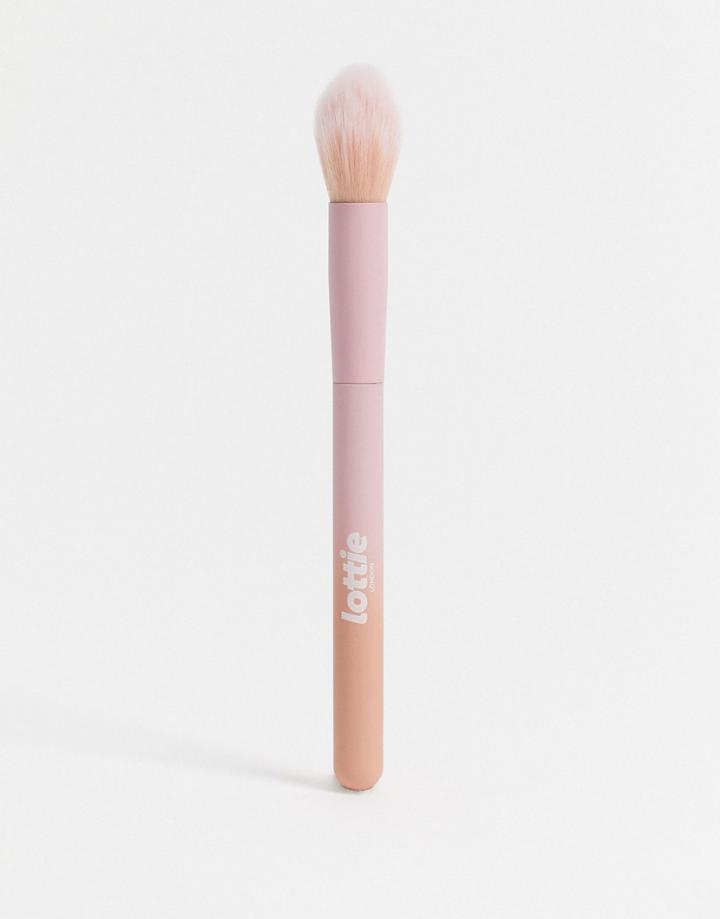 Lottie London Lf010 Tapered Highlighter Brush-no Color