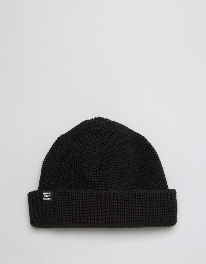 Herschel Supply Co Buoy Beanie In Black - Black