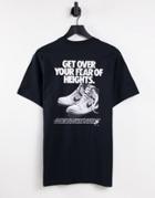 Nike Air Back Print Graphic T-shirt In Black