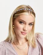 Accessorize Embellished Headband In Multi Colored Stones