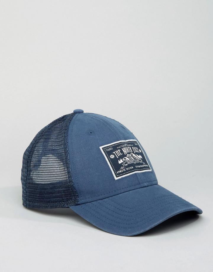 The North Face Mudder Trucker Cap Blue - Blue