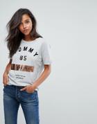 Tommy Jeans 85 Nyc Logo T Shirt-gray