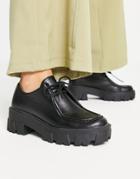 Raid Lelia Chunky Lace Up Shoes In Black
