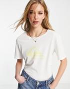 Quiksilver Logo T-shirt In White