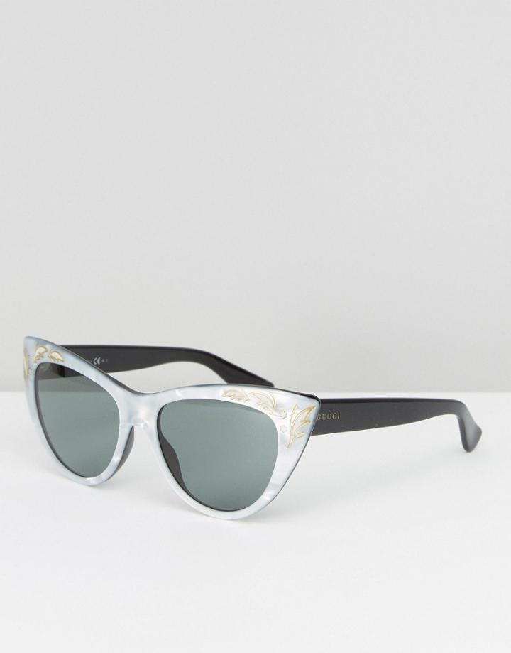 Gucci Cat Eye Sunglasses - Gray