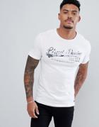 Blend T-shirt In White With Logo Print - White