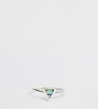 Kingsley Ryan Exclusive Sterling Silver Abalone Triangle Ring