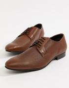 Dune Saffiano Shoes In Tan Leather-brown